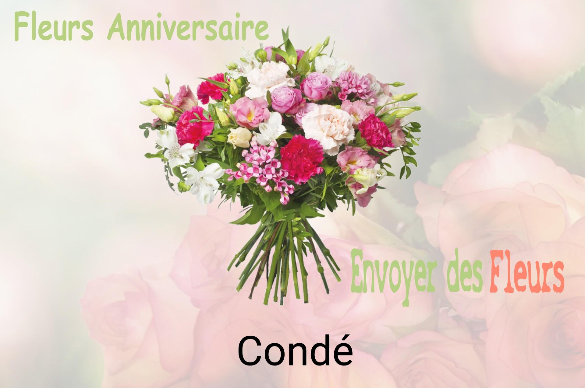 Bouquet de fleurs d’anniversaire livré à Condé